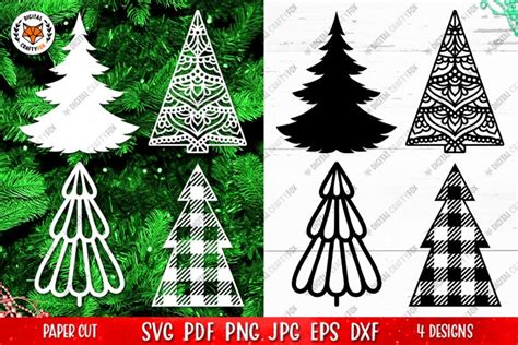 Christmas Tree Cut File SVG Christmas Tree Ornament SVG