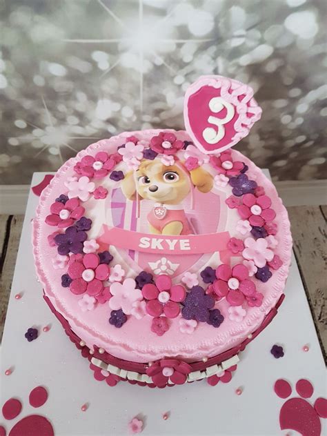 Paw Patrol Skye Cake - CakeCentral.com