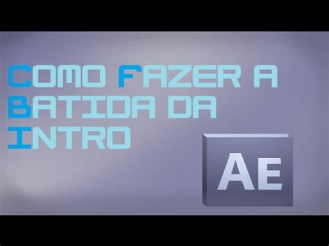 Como Usar O Scale No Adobe After Effects Batida Da Intro Youtube