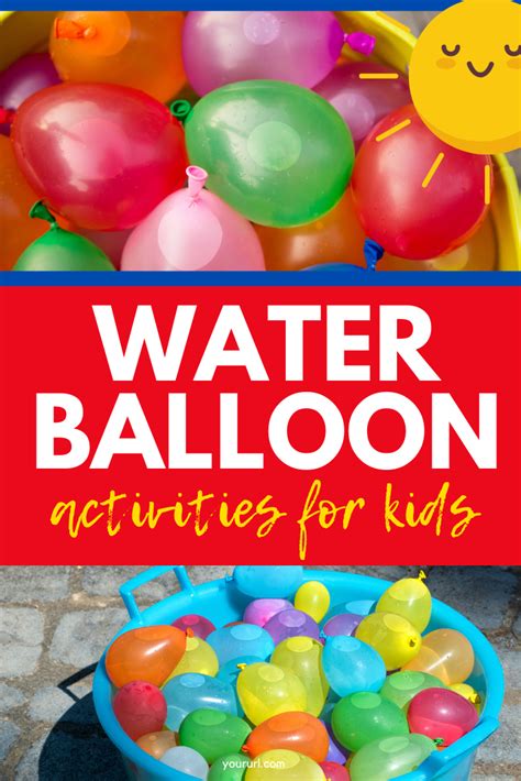 20 Fun Water Balloons Games For Kidssummer Wet Play