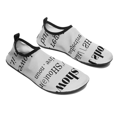 Hot Shower Funny Definition Water Shoes Beach Slip-on Shoes for Men