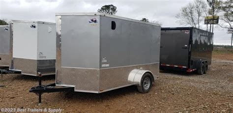 7x10 Cargo Trailer For Sale New Quality Cargo 7x10 Motor Cycle Pkg Ramp Door 2 Bike Enclosed