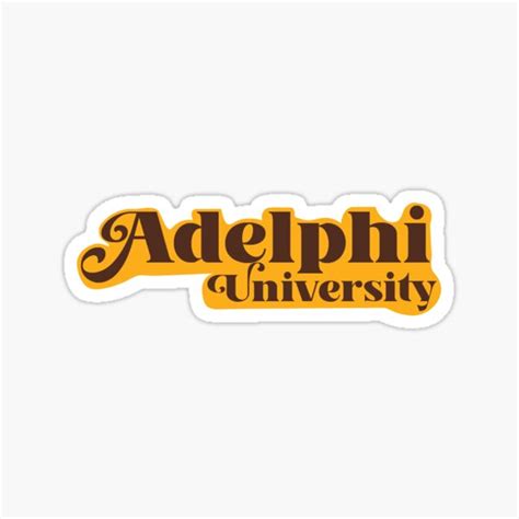 Adelphi University Pt 2 Sticker For Sale By Sofiamarieb Redbubble