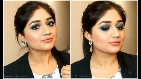 KOHL EYES NUDE LIPS MAKEUP TUTORIAL FOR INDIAN SKIN SUPER BOLD EYES