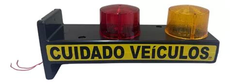 Sinalizador Cuidado Veiculo Sinaleira Luminoso Led Garagem