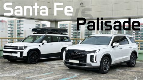 In Depth 2024 All New Hyundai Santa Fe Vs Palisade Side By Side