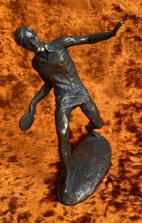 Скульптура настольный теннис - Антикварный магазин "Славная Эпоха"