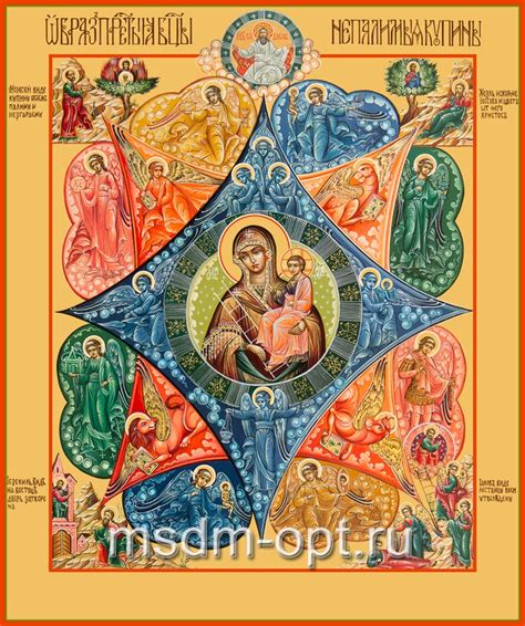 Купить Неопалимая Купина икона Божией Матери - Даниловские мастерские