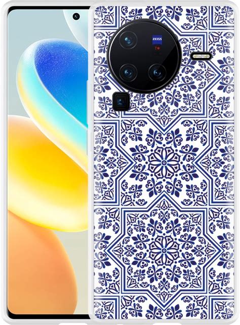 Vivo X Pro Hoesje Delfts Blauw Ii Designed By Cazy Bol