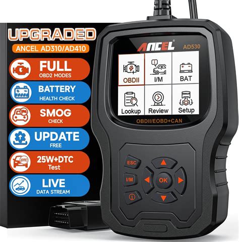 ANCEL AD530 OBD2 Scanner Car Code Reader Car Tools and Diagnostics ...
