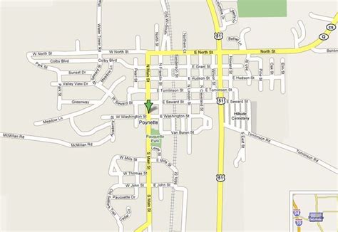 Map to the Library | Poynette Area Public Library