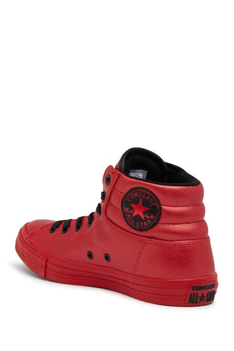 Converse Chuck Taylor All Star Fresh Hi Top Sneaker Men In Red Black