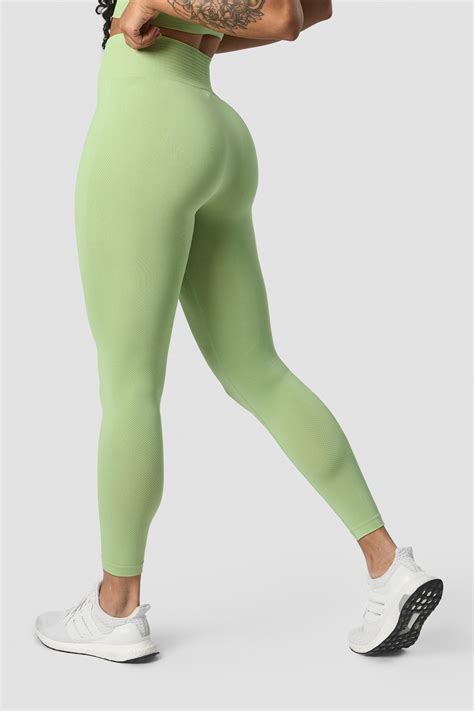 Define Seamless Tights Summer Green | ICIW