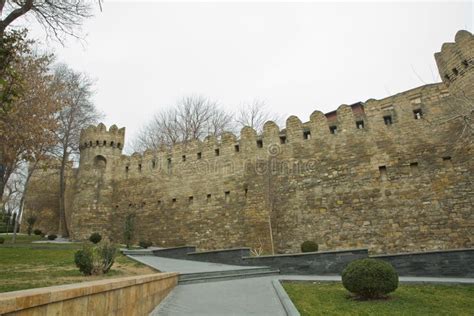 Sheher De Icheri En Baku Azerbaijan Puerta De La Fortaleza Vieja