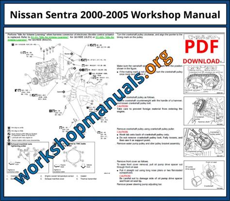 Nissan Sentra Workshop Repair Manual 2000-2005 Download PDF - WORKSHOP ...