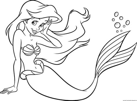 Ausmalbilder Arielle 100 Kostenlose Ausmalbilder Mermaid Coloring