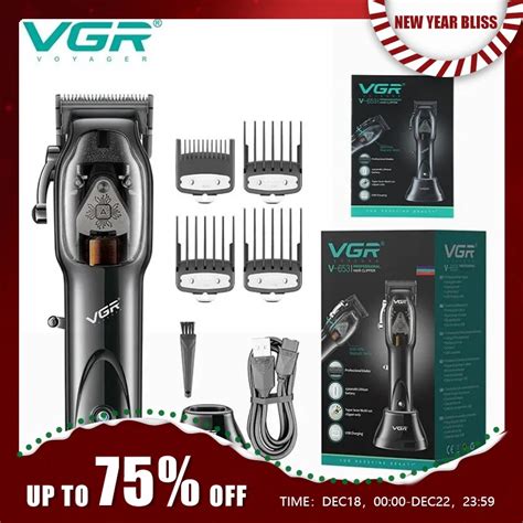 VgazHair Tondeuse Cheveux Professionnelle Sans Fil Pour Hommes Machine