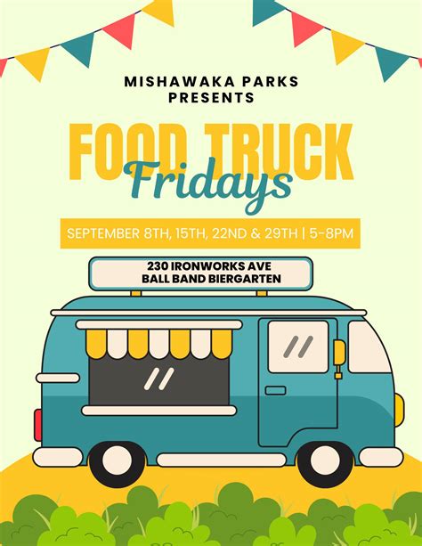 Food Truck Fridays Presented By Mishawaka Parks City Of Mishawaka