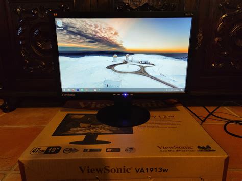 Monitor LCD ViewSonic VA1913w 19" Coimbra • OLX Portugal