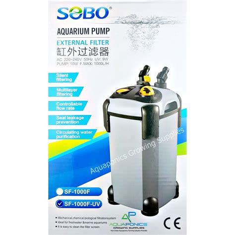 Aquarium Equipment Original SOBO Canister External Filter UV With