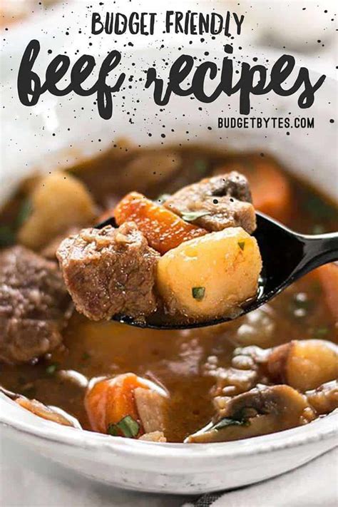 Easy And Budget Friendly Beef Recipes Budget Bytes