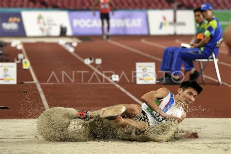 ATLETIK LOMPAT JANGKIT PUTRA FINAL ANTARA Foto