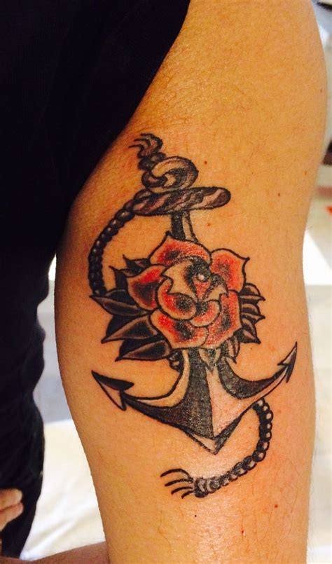 Anchor Rose Tattoo Rose Tattoos For Men Anchor Tattoo Design