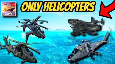 Only Helicopters Battle Modern Warships Youtube