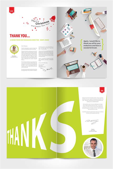 connect issue/ company internal newsletter on Behance