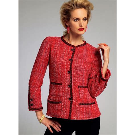 Vogue Pattern V Misses Jacket Claire Schaeffer S Couture