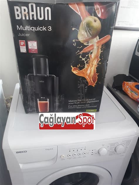 Braun Multiquick 3 J300 Katı Meyve ve Sebze Sıkacağı -800W - Ankara ...