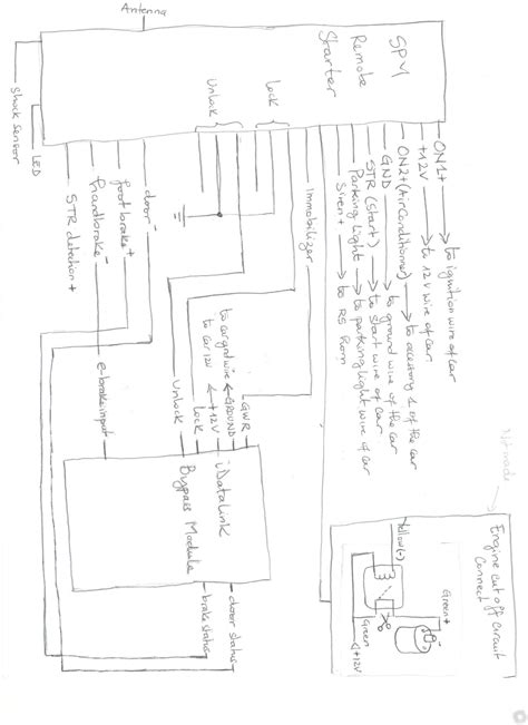 Spy Car Alarm Wiring Diagram Etui Worksheet