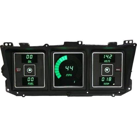 Intellitronix DP1010G LED Digital Dash Kit 1973 1979 Ford Truck Green