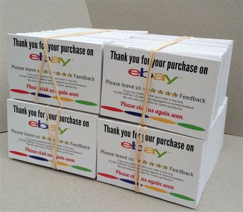 Ebay Thank You Cards Printed By Solopress