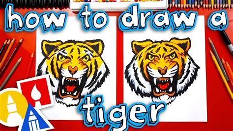 How To Draw A Tiger Face Easy For Kids / How To Create A Nice Drawing ...