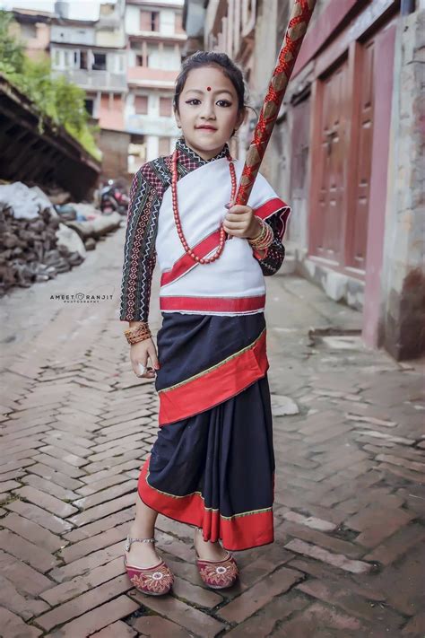 Girl Newari Traditional Dress Set Dress And Jangawal, 53% OFF