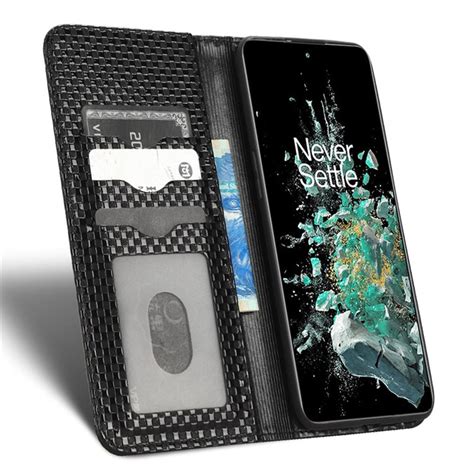 Wholesale Phone Flip Wallet Cover For Oneplus T G Grid Texture Pu