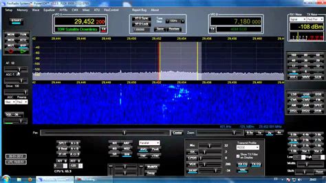 Ao 07 Hamradio Satellite Flex 3000 Sdr Transceiver Youtube