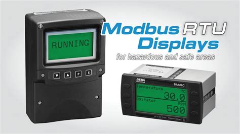 Modbus RTU Displays Product Features YouTube