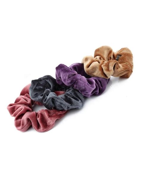 Velvet Hair Tie Ponytail Scrunchies Hair Accessories W Lane