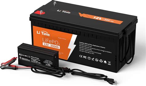 Amazon Litime V Ah Lifepo Battery With V A Dedicated