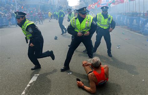 Boston Marathon Bombing Iconic Images Of The Terrifying Boston