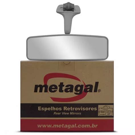 Espelho Retrovisor Interno Gol Special Cinza Metagal