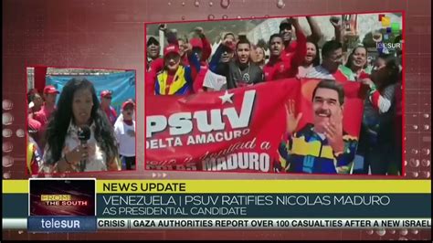 United Socialist Party Of Venezuela Ratifies Nicolás Maduro As Candidate For Elections Youtube