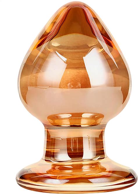 Amazon Super Big Butt Plug Trainer Anal Plug Crystal Glass Anus