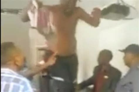 Ifp Councillor Strips Half Naked And Jumps On Office Desk