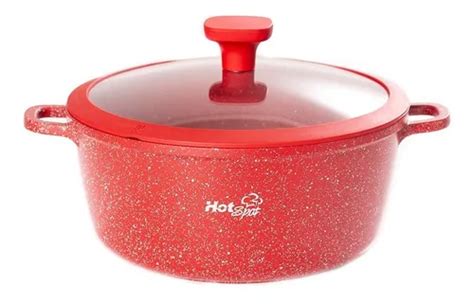 Olla De Aluminio Fundido Cm Z Hot Spot Color Rojo Mercadolibre