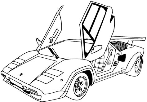 Lamborghini Drawing Outline at GetDrawings | Free download