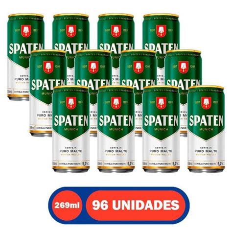 Cerveja Munich Helles Puro Malte Lata 269ml 96 Unidades Spaten