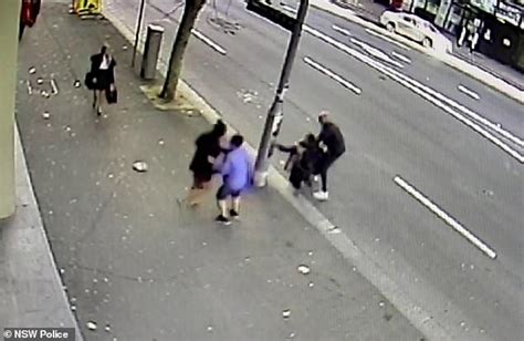 Horrific Moment A Heavily Pregnant Woman Is Repeatedly Punched In The